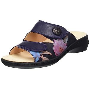 Think! Camilla sandalen voor dames, duurzaam uitneembaar voetbed, 8010 lila combi, 36 EU