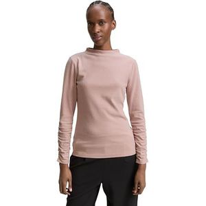 TOM TAILOR DENIM - Shirt - Mauve - Lange Mouw - Normale Pasvorm