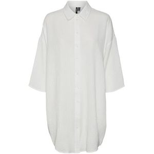 VERO MODA Dames Vmnatali 3/4 lange overshirt Noos jurk