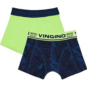 Vingino Lime Tiger Ondergoed voor jongens, neon lime, XXS