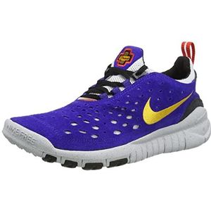 Nike Free Run Trail hardloopschoenen voor heren, Concord Taxi Habanero Rood Wit, 40.5 EU