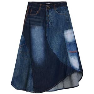 Desigual Damesrok, blauw, XL