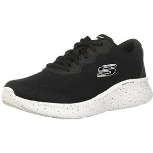 Skechers Skech-lite Pro Sneaker voor dames, Zwart Mesh Wit Trim, 40 EU