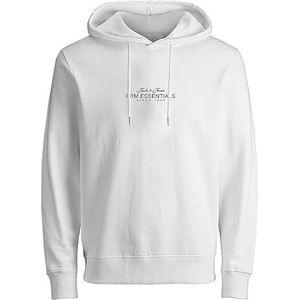 JACK & JONES Jprblacasper Sweat Hood FST, wit melange., L