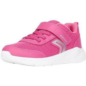 Geox Meisjes J Sprintye Girl B Sneaker, Fuchsia Silver, 39 EU