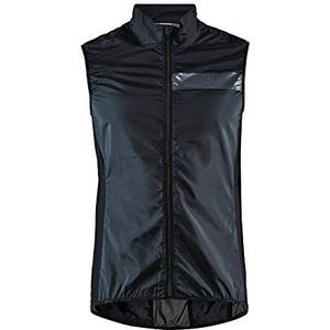 Craft Essence Light Wind Vest Fietsjas voor heren, zwart, S