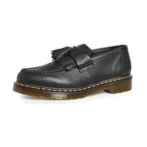 Dr. Martens Adrian Black Virginia Mocassin voor dames, Zwart, 37 EU