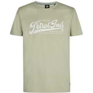 PETROL INDUSTRIES, Heren T-shirt SS Classic Print, M-1050-TSR128, Desert Sage, XS