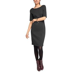 ESPRIT Dames DRS Ottoman jurk, zwart (black 001), XL