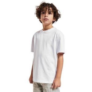 Urban Classics Jongens T-shirt Boys Heavy Oversized Tee van extra dikke jerseystof, verkrijgbaar in 2 verschillende kleuren, maat 110/116 tot 158/164, wit, 158/164 cm