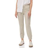 Harembroek - Boulder Beige - Rijgkoord - Steekzakken - Normale Taillehoogte