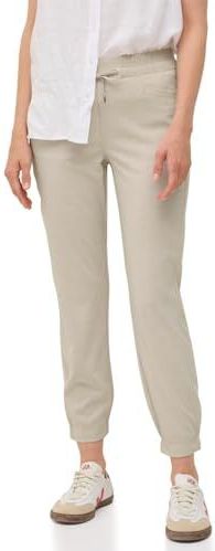 Harembroek - Boulder Beige - Rijgkoord - Steekzakken - Normale Taillehoogte