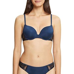 ESPRIT Gewatteerde beha dames Micro Lace Mix Rcs Padded BH,Inkt,75D