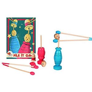 Egmont Toys E571006 - Pile-It kinderstapelset van hout, 5 jaar