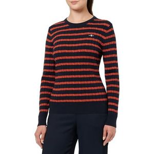 Gant - Gebreide Pullover - Dames - Slim Fit - Katoenmix met Stretchgehalte