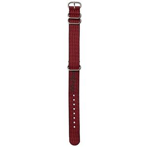 Nixon Mannen analoog kwarts horloge met kunststof armband C3188-200-00, donkerrood
