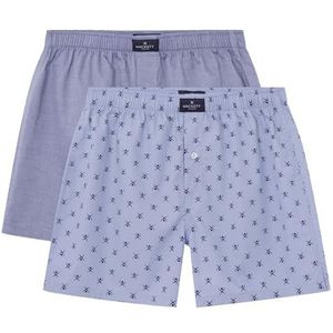 Hackett London Shorts voor heren, Blauw (Sky Blue), XL