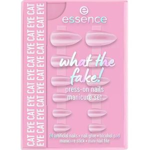 essence - what the fake! - Manicure Set - Cat Eye - 28 st