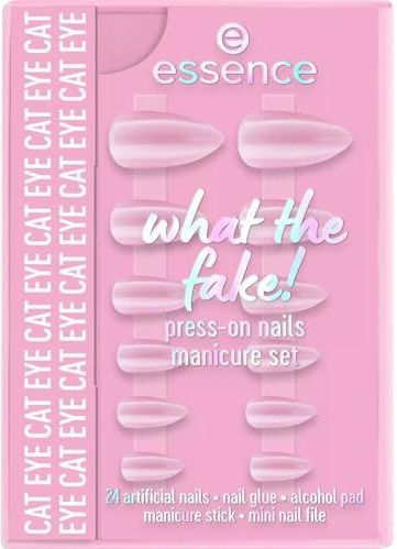 essence - what the fake! - Manicure Set - Cat Eye - 28 st