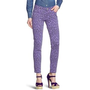 LTB Jeans Dames Aspen Enkle Jeans, meerkleurig (Indian Purple Leopard 7419), 30W x 32L