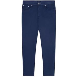 Hackett London Heren Lichtblauwe Denim Broek, Blauw (Navy Blazer), 31W/30L, Blauw (marine Blazer), 31W / 30L