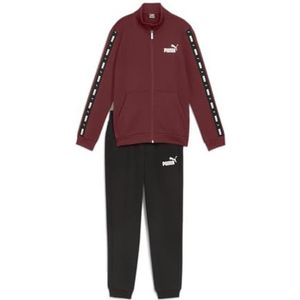PUMA - Tape Sweat Suit FL B, trainingspak voor kinderen, Intense Red, 670114