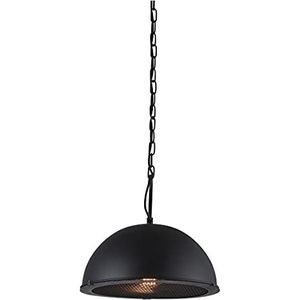 Homemania HOMPT_0021 Hanglamp Augustin, Plafondlamp, zwart metaal, 35 x 35 x 151 cm, 1 x E27, max. 40 W.