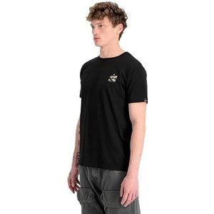 Alpha Industries - Camo Logo Puff Print BP T-shirt - Katoen - Korte Mouwen