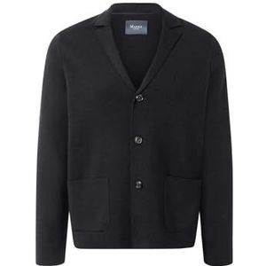 Maerz Gebreide blazer, zwart, 52