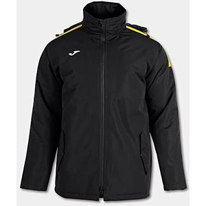 Joma XS Anorak Trivor Unisex Volwassenen, Zwart/Geel