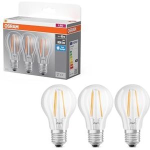 OSRAM - LED-lampvoet - E27 - Helder - 6500K - Koelwit - Filament LED - Vervanging voor Gloeilamp - IP20 - Kwikvrij - Schokbestendig - 15000 uur