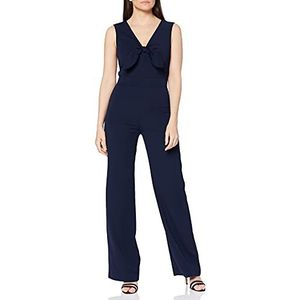Gina Bacconi Dames Cleo Bow Detail Jumpsuit, Blauw, 40 NL