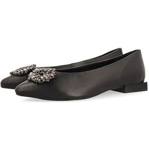 GIOSEPPO Zebenale, platte damesschoenen Mary Jane, Blanco Y Gris, 36 EU