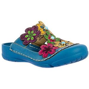 Laura Vita Bicancao 109 Clogs voor dames, blauw blauw blauw blauw, 36 EU