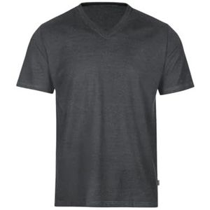 Trigema - V-Shirt DELUXE - T-shirt - Antraciet mêlee - Katoen