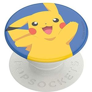 PopSockets: PopGrip - SupPopSockets: PopGrip - Uittrekbare Greep en Standaard voor Smartphones en Tablets met een Verwisselbare PopTop - Pokémon - Pikachu Knocked