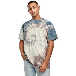 Urban Classics Oversize Tie Dye T-shirt voor heren, Oud Wit, L