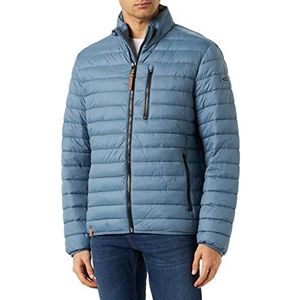 camel active Heren 430750/1E52 Blouson, Stone Blue, 25, blauw (stone blue)