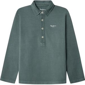 Pepe Jeans Samuel LS Polo, groen (Hydro Green), 14 jaar kinderen en jongeren, Hydro Green, 14 jaar