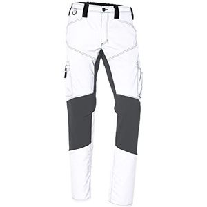 KÜBLER Workwear Kübler Activiq stretchbroek | wit/antraciet | maat 48