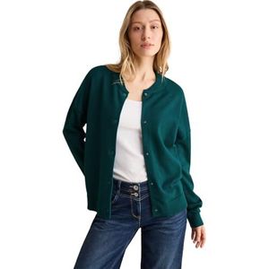 Cecil College Cardigan voor dames, Petrolgroen, L