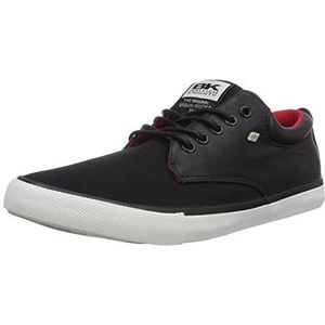 British Knights juno heren sneakers, Zwart Zwart Zwart Rood 02, 42 EU