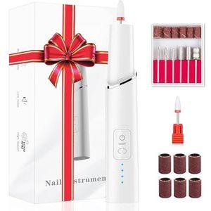 Nagelfrees, professionele elektrische nagelfrees, manicureset, 15.000 omw/min, verstelbare snelheid, pedicure-manicureset voor gelnagels, nagelriemen, acrylgel, pedicure-manicureset voor beginners en