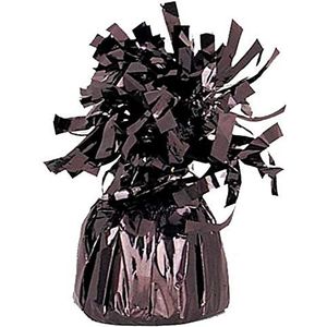 Unique Party Supplies 4941 folieballongewicht - zwart 11,5 x 6,5 cm