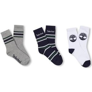 Timberland T60751 Babysokken voor jongens, Wit, 31 Maanden