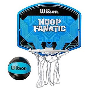 Wilson Men's Fanatic Mini BSKT Hoop Basketbal, blauw/zwart, effen