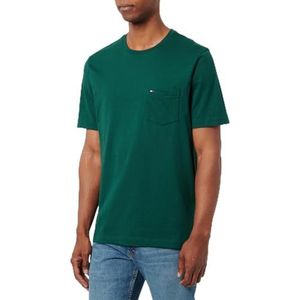 TOMMY HILFIGER - Essential - Shirt - Spar - Kwartmouw - Normale Pasvorm