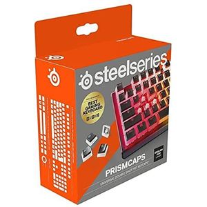 SteelSeries - PrismCaps - Keycaps - Zwart - Duurzaam thermoplastisch PBT - Compatibel met mechanische toetsenborden