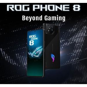ASUS ROG Phone 8, EU Official, Phantom Black, 12GB RAM 256GB opslag, Snapdragon 8 Gen 3, 6,78"" AMOLED 165Hz, 50MP Gimbal Camera