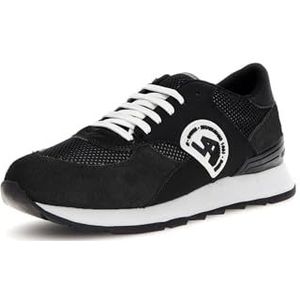 GUESS Fano, herensneakers, Zwart, 46 EU
